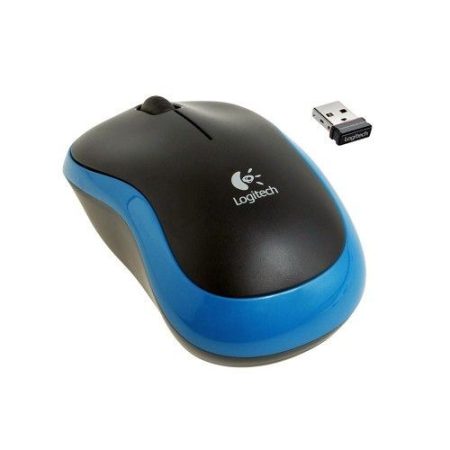 MOU Logitech M185 USB Blue Cordless