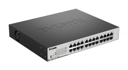 D-Link DGS-1100-24P Smart Switch 12xPoE, Fém,24xGb