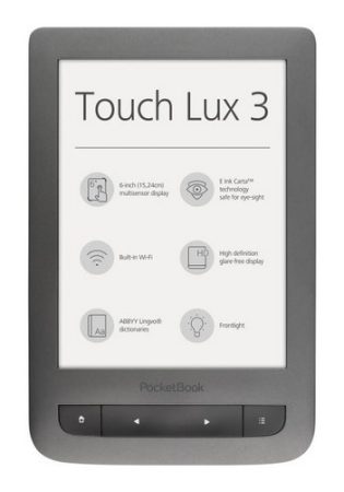 PocketBook Touch Lux 3  E-book olvasó szürke