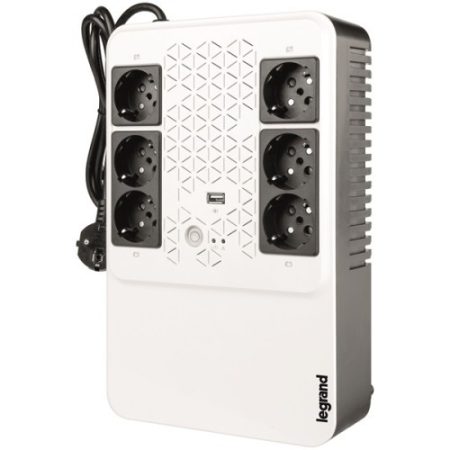 Legrand KEOR-M 600VA UPS 4+2xSCH, USB-A, AVR