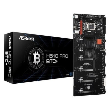 Asrock H510 PRO BTC+ Mining alaplap 1xDDR4 LGA1200