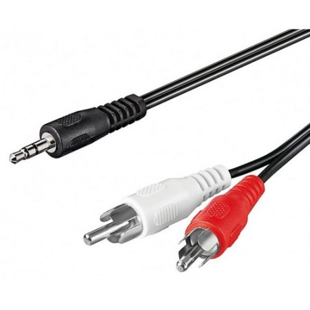 CAB Audio kábel 3.5mm Jack 3pin - 2xRCA 15m Goobay